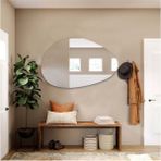 120 cm Asimetrik Duvar Dekorasyon Aynası - Konsol Üstü Salon Dekorasyon Aynası-170