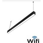 120 cm Wi-Fi Linear Sarkıt Armatür Aydınlatma - ANTRASİT KASA - 4000K - Doğal Işık