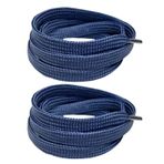 120 cm Yassı Spor Ayakkabı Bağcığı, Sneakers Bağcık, Yassı Ayakkabı Bağcığı 1 Çift - Lacivert