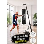 120 Cm Yırtılmaz Siyah Deluxe Boxing Boks Torbası Ve Tavan Kanca Siyah