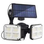 120 Led Solar Lamba 20w Güneş Enerjili Hareket Sensörlü Aydınlatm