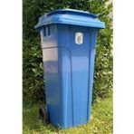 120 Litre hacim Dev Boy Çöp Kovası Tekerlekli Çöp Konteyneri