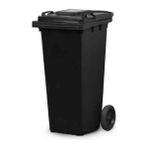 120 Litre Plastik Çöp Konteyneri - Sarı