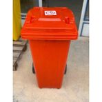 120 Lt Endüstriyel Çöp Konteyner , Çöp Kovası Tse Standartlarına Göre Üretilmiştir ( Hdpe) Malzemeden Birinci Sınıf Parlak Darbeye Dayanıklı - Turuncu