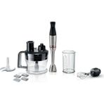 1200 W El Blender, Paslanmaz Çelik, Siyah, Ergonomik Tasarım - Ahşap