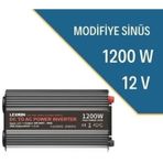 1200 Watt 12V Modifiye Sinüs İnverter Lexron