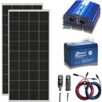 1200 Watt Tv Aydınlatma Bağ Evi Güneş Enerjisi 210W Solar Paket