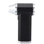 120000rpm Mini Fan Fırçasız Motor 3 Hızlı Elektrik Hava Duster Jet Fan Blower Hızlı Evde (siyah+gümüş)