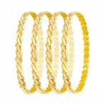 120(4*30) Gr(Gram) Üçlü Adana Burma 22 Ayar Altın Bilezik