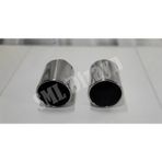 120lik Tekli Düz Egzoz Ucu. 120mm Krom Egsoz Başlığı Egzos Ucu-uç