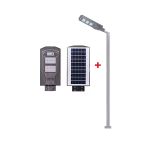 120W Solar Sokak Lambası Ct-4691 + 3M. Lamba Direği