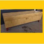 120X40X45 Dayz Yatak Ucu Puf - Hardal