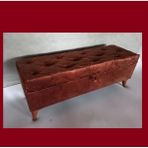 120X40X45 Dayz Yatak Ucu Puf - Kiremit