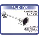 121015 Havalı Korna Tek Borulu Marıne Yuvarlak