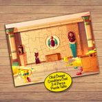 1220 Mısır Tanrısı Müze Çocuklara Özel Puzzle Yapboz Tablo