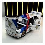 1:24 BMW M3 1988 E30 DTM Sesli Çek Bırak Işıklı Metal Diecast Model Araba Beyaz Renk