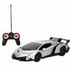 1:24 Lamborghini Veneno Işıklı Uzaktan Kumandalı Araba - Gri Araba