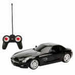 1:24 Mercedes Benz Sls Amg Işıklı Uzaktan Kumandalı Araba - Siyah Araba