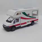 1:24 Ölçek Metal Model Oyuncak Karavan Die-Cast Çek Bırak Karavan Koleksiyonluk Oyuncak Metal Minibüs Karavan