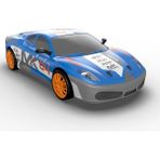 1:24 Rc Drift 2.4ghz Ölçekli 4WD 15KM/H Yüksek Hızlı Model Araç LED Işıklı Hediyelik Oyuncak - Renkli