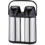 1240XL Ikili Çelik Termos Çiftli 1.9 + 1.9 Lt Çay Su Termosu