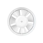 125 mm (12,5 cm) 220 Volt Plastik Kanal Tipi Fan (VP BEYAZ 5)