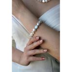12,5 Mm Para İnci Kolye Bileklik Küpe Üçlü Set