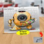 1253 Resim Yapan Ressam Robot 99 Parça Puzzle Yapboz Tablo