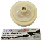12550Bs Polisaj Süngeri 125 Mm Beyaz Sert