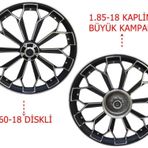 125Cg Ön-Arka Jant Örümcek Siyah