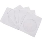 125X125 100 Lü 80 gr Pencereli Beyaz CD Zarfı