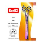 126 Professionel Barber Series Koz03 Chameleon Saç Sakal Kesim Ara Makası - 6 inç