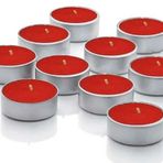 128 ADET Kırmızı Tealight Suda Yüzen Restoran Cafe Bar Sarı Mavi Kırmızı Pembe Renk Yuvarlak Tea Light Dekoratif Mum (128)