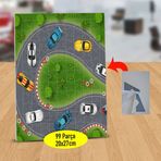 12849781 Arabalarla Yarış Pisti 99 Parça Puzzle Yapboz Tablo