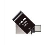128GB Otg Dual Drive Type-C ve USB Flash Bellek