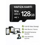 128Gb V30 Hafıza Kartı Araç Ve Güvenlik Kamerası Video Kayıt Class 10 100Mb/S Micro Sd Kart