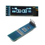 128x32 Oled Lcd Ekran 0.91 Inch SSD1306 (Arduino Uyumlu) - Mavi