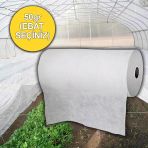 12,8X5 Metre 50Gr Agril Isı Don Örtüsü, Zirai Don Kırağı Örtü Karpuz Çilek Örtüsü, Sera Toprak Örtüsü Elyaf Bitki Koruma Örtüsü