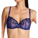 12B330 Simone Perele Wish Yarım Kap Sütyen, mavi (electric blue), 34C