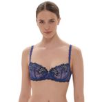 12B330 Simone Perele Wish Yarım Kap Sütyen, mavi (electric blue), 36C