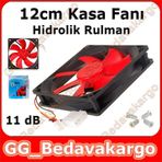 12cm Kasa Fanı - 12 cm Kasa Soğutucu Fan - Süper Sessiz 11DB