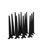 12'Li Dekoratif Metal Firkete Zigon Sehpa Ayağı(4 Adet 42Cm/4 Adet 46Cm/4 Adet 50Cm