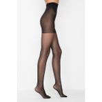 12'li Eko Paket Penti Sıluet Korseli Külotlu Çorap - Corset Pantyhose-Pentilicious - Siyah