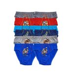 12li Erkek Çocuk Desenli Slip Külot Pamuklu Kaliteli Renkli Karışık 5-6 yaş
