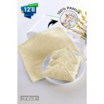 12'li Mini Havlu - 26X26 Cm, %100 Pamuk, Bebek ve Çocuklar Için, Yüz Havlusu Olarak Kullanıma Uygun - Krem