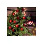 12’Li Parlak Kırmızı 3 Cm Top Süs Noel Çam Ağacı Süsü Ev Ofis Dekor Yılbaşı Çam Ağacı Süsleri Topu