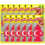 12LTR.Little Trees Kağıt Koku Vanilla Pride Türk Bayrağı Kokusu,12 Adet
