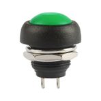 12MM PBS-33B 2 Pin Push Buton Yeşil On Off 1A 250V Mini Yuvarlak Su Geçirmez Anahtar Momentary Swit