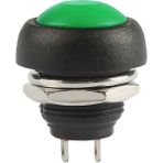 12Mm Pbs-33B 2 Pin Push Buton Yeşil On Off 1A 250V Mini Yuvarlak Su Geçirmez Anahtar Momentary Switch