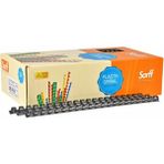 12MM Siyah Plastik Spiral Kutu 100 Adet, Dayanıklı ve Pratik Saklama Çözümü - Ahşap - Siyah - Seçenek 1
